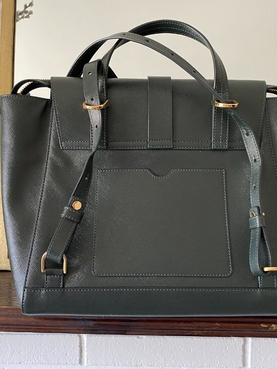 Senreve Maestra Bag in Pebbled Forest Italian Leather main image 5
